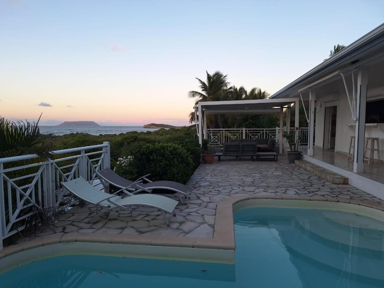 Villa Muscade Guadeloupe, Piscine, Vue Mer Et Acces Plage Сен-Франсуа Екстер'єр фото